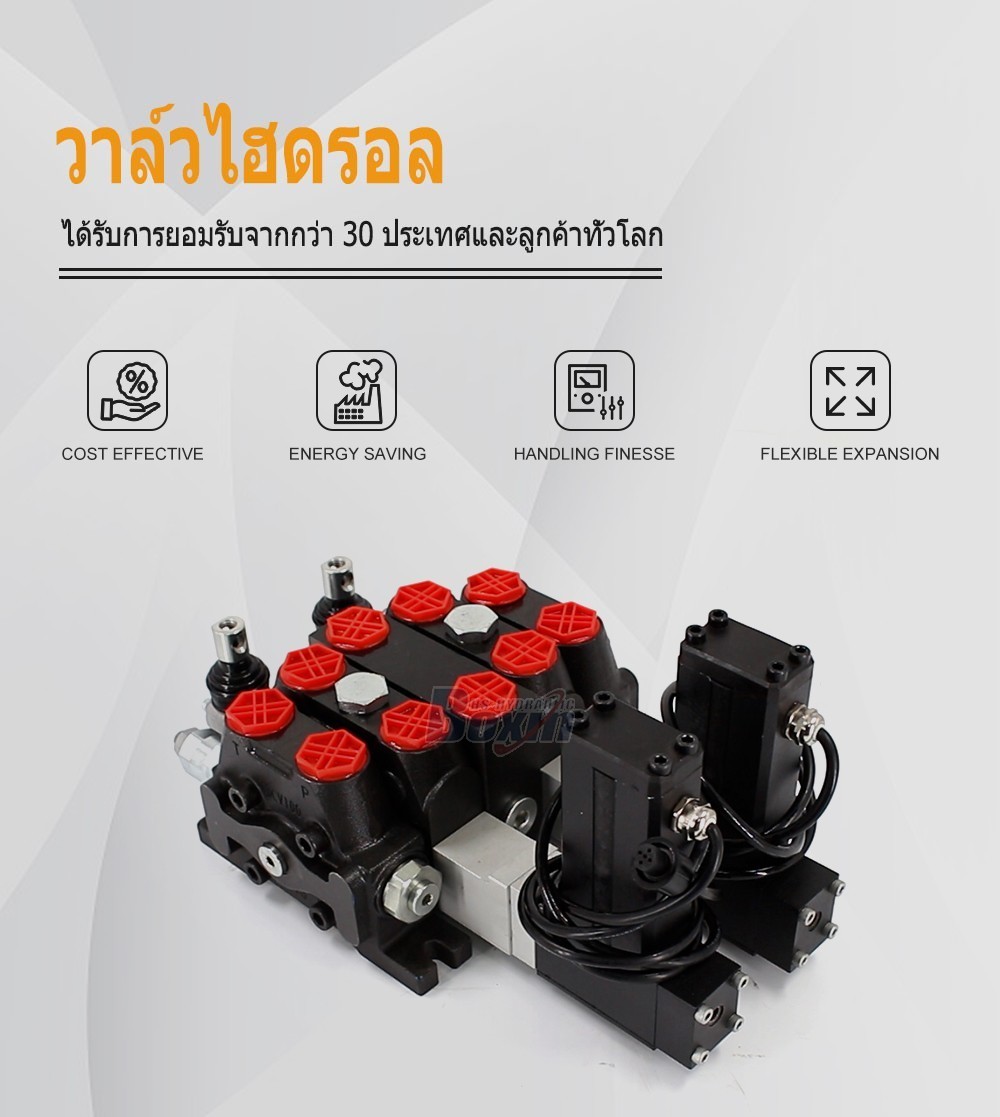 DCV100 มอเตอร์ไฟฟ้า 2 สปูล วาล์วทิศทางส่วน